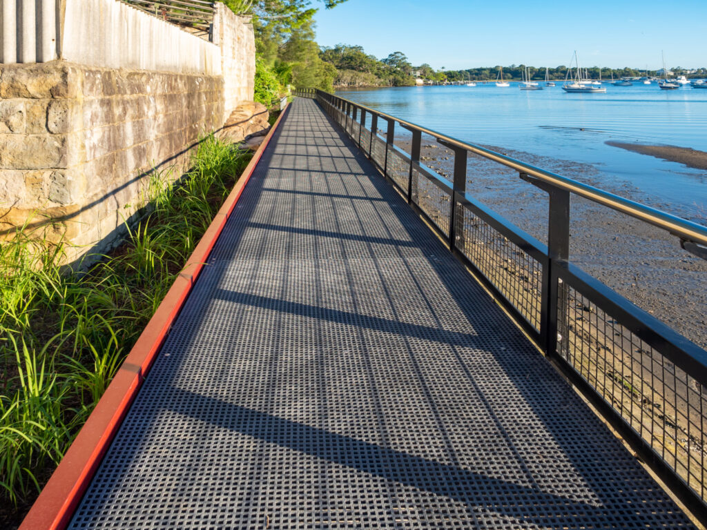 welded steel handrail